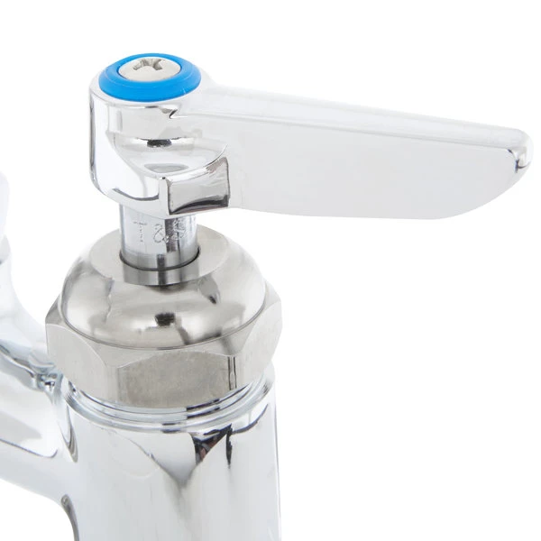 T&S Brass And Bronze Works T&S B-2283-CR Deck Mount Sink Faucet With 4" Adjustable Centers, 6" Swing Nozzle, And Cerama Cartridges - Image 6