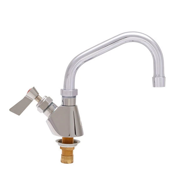 Fisher 3013 Deck Mounted Faucet With 12" Swing Nozzle, 2.2 GPM Aerator, And Lever Handle