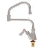 Fisher 47724 Deck Mounted Faucet With 23" Double-Jointed Swing Nozzle, 2.2 GPM Aerator, And Lever Handle