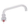 Fisher 5714 Wall Mounted Faucet With 14" Swing Nozzle, 37 GPM Flow, And Cross Handle