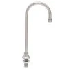 Fisher 46094 Deck Mounted Stainless Steel Faucet With 5 1/2" Swivel Gooseneck Nozzle And 2.2 GPM Aerator