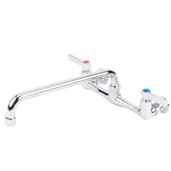 Advance Tabco K-112 Wall-Mount Faucet With 8" Centers - 12" Swing Nozzle