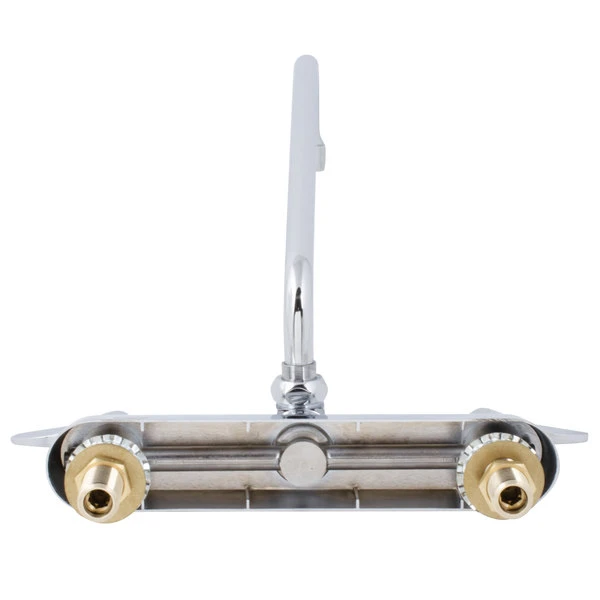 T&S Brass And Bronze Works T&S B-1128-XS-F12 Wall Mounted Workboard Faucet With 8" Centers, 12" Swing Spout, 1.2 GPM Aerator, Eterna Cartridges, And Lever Handles - Image 5