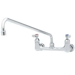 T&S Brass And Bronze Works T&S B-0230-EE Wall Mounted Pantry Faucet With 8" Adjustable Centers, 18" Swing Nozzle, And EE Connections