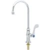 T&S Brass And Bronze Works T&S B-0305-VR4-WS Deck Mounted Pantry Faucet With 5 3/4" Gooseneck Spout, 1.5 GPM Aerator, Eterna Cartridge, And Wrist Handle