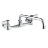 Regency Plumbing & Hardware Regency Wall Mount Faucet With 12" Swing Spout And 8" Centers
