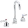 Zurn Z831A1-XL AquaSpec Deck Mount Faucet With Widespread Base, 3 1/2" Gooseneck Spout (2.2 GPM), And Ceramic Cartridge