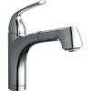 Elkay LKGT1042CR Gourmet Deck Mount Chrome Bar Faucet With Pull-Out Spray Head And Lever Handle