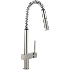 Elkay LKAV2031NK Avado Deck Mount Brushed Nickel Kitchen Faucet With Semi-Professional Spout And Forward Lever Handle