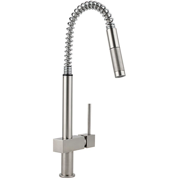 Elkay LKAV2031NK Avado Deck Mount Brushed Nickel Kitchen Faucet With Semi-Professional Spout And Forward Lever Handle