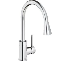Elkay LKAV3031CR Avado Deck Mount Chrome Kitchen Faucet With Pull-Down Spray Head And Forward Lever Handle