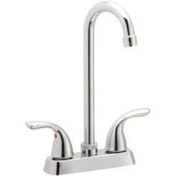 Elkay LK2477CR Everyday Deck Mount Chrome Bar Faucet With Lever Handles