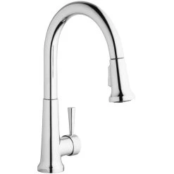 Elkay LK6000CR Everyday Deck Mount Chrome Kitchen Faucet With Pull-Down Spray Head And Forward Lever Handle