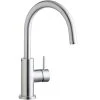 Elkay LK7921SSS Allure Deck Mount Satin Stainless Steel Kitchen Faucet With Forward Lever Handle