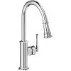 Elkay LKEC2031CR Explore Deck Mount Chrome Bar Faucet With Pull-Down Spray Head And Forward Lever Handle