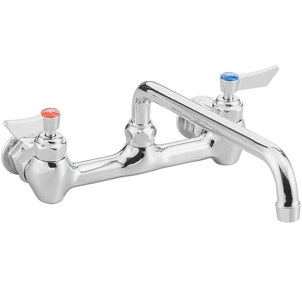 Waterloo Wall-Mounted Faucet With 8" Centers And 12" Swing Spout - Image 2