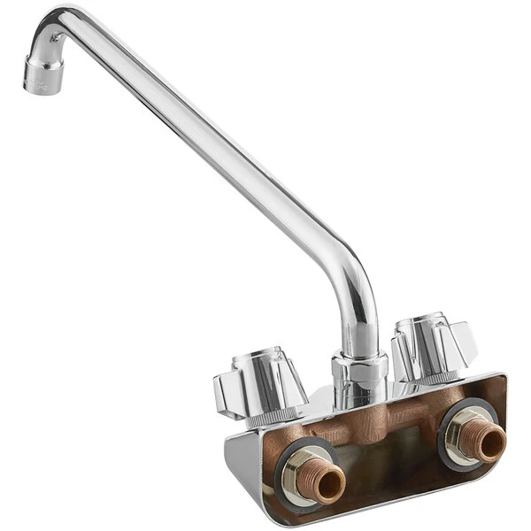Regency Plumbing & Hardware Regency Wall Mount Faucet With 14" Swing Spout And 4" Centers - Image 3