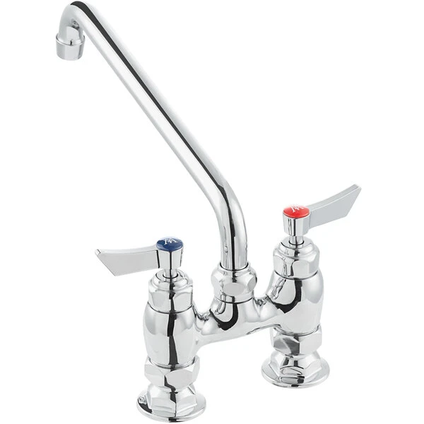 Waterloo Deck-Mounted Faucet With 4" Centers And 12" Swing Spout - Image 3