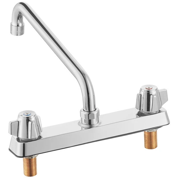 Regency Plumbing & Hardware Regency Deck Mount Faucet With 12" Swing Spout And 8" Centers - Image 3