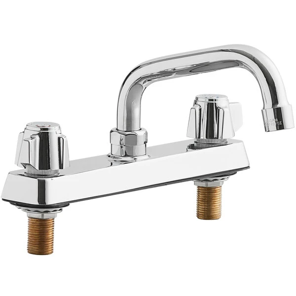 Regency Plumbing & Hardware Regency Deck Mount Faucet With 6" Swing Spout And 8" Centers - Image 2