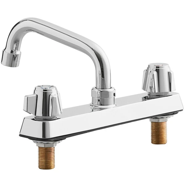 Regency Plumbing & Hardware Regency Deck Mount Faucet With 6" Swing Spout And 8" Centers - Image 3