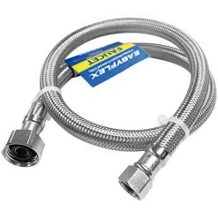 Assure Parts EF-FC-38C12F-36 36" Stainless Steel Braided Faucet Connector With 3/8" Compression X 1/2" FIP