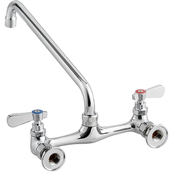 Regency Plumbing & Hardware Regency Wall Mount Faucet With 14" Swing Spout, 8" Centers, And Install Kit - Image 3