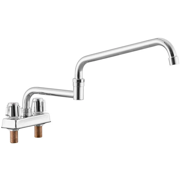 Regency Plumbing & Hardware Regency Deck Mount Faucet With 18" Double-Jointed Spout And 4" Centers - Image 2