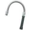 T&S Brass And Bronze Works T&S B-0018-H 18" Stainless Steel Flex Hose Assembly With Handle And Rubber Liner