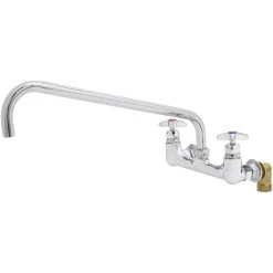 T&S Brass And Bronze Works T&S B-0291 18" Wall Mounted Big Flo Mixing Faucet With 8" Centers