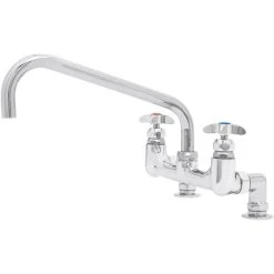 T&S Brass And Bronze Works T&S B-0293 18" Deck Mounted Big Flo Mixing Faucet With 8" Centers