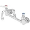 T&S Brass And Bronze Works T&S B-0232 Wall Mounted Pantry Faucet With 8" Adjustable Centers, 6" Swing Nozzle, And Eterna Cartridges