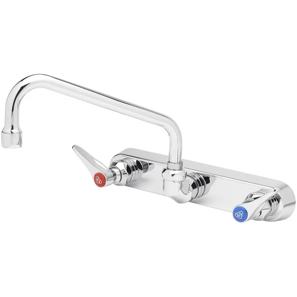 T&S Brass And Bronze Works T&S B-1125 Wall Mounted Workboard Faucet With 8" Centers - 6" Swing Nozzle