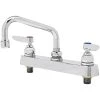 T&S Brass And Bronze Works T&S B-1120 Deck Mounted Workboard Faucet With 8" Centers - 6" Swing Nozzle
