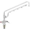 T&S Brass And Bronze Works T&S B-0200-U18 Ultrarinse Single Hole Deck Mount Mixing Faucet With 18" Swing Nozzle And 16" 1.5 GPM Sprayer Arm