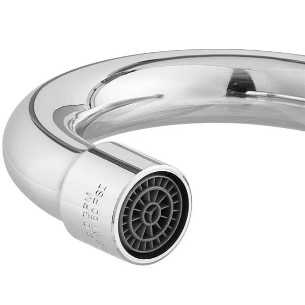 Regency Plumbing & Hardware Regency Wall Mount Faucet With 3 1/2" Swivel Gooseneck Spout And 8" Centers - Image 5