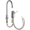 Chicago Faucet Company Chicago Faucets 2302-E35ABCP Deck-Mounted Faucet With 5 1/4" Rigid / Swing Gooseneck Spout