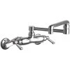 Chicago Faucet Company Chicago Faucets 445-DJ13E35ABCP 1.5 GPM Wall-Mounted Faucet With Adjustable Centers And 13" Double-Jointed Swing Spout