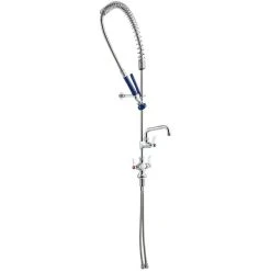 Waterloo 1.15 GPM Deck-Mounted Pre-Rinse Faucet With Single Base And 6" Add-On Faucet