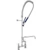 Waterloo 1.15 GPM Deck-Mounted Pre-Rinse Faucet With 8" Centers And 16" Add-On Faucet