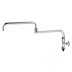 T&S Brass And Bronze Works T&S B-0298 24" Double Jointed Single Deck Mounted Big-Flo Faucet