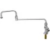 T&S Brass And Bronze Works T&S B-0256 Single Hole Deck Mount Pantry Faucet With Single Supply, 15" Double Joint Nozzle, And Eterna Cartridges
