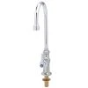 T&S Brass And Bronze Works T&S B-0308 Deck Mounted Single Hole Faucet With 5 3/4" Gooseneck Nozzle, 2.2 GPM Aerator, Eterna Cartridge, And Lever Handle