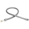 T&S Brass And Bronze Works T&S B-0044-H2A 38 5/8" Stainless Steel Flex Hose With Short Handle And Polyurethane Liner