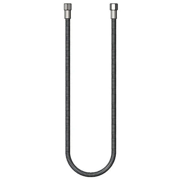 T&S Brass And Bronze Works T&S 013E-48H 48" Stainless Steel Flex Hose With 7/16" ID Connections