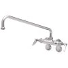 T&S Brass And Bronze Works T&S B-0235 Wall Mounted Pantry Faucet With Adjustable Centers, 18" Swing Nozzle, And Eterna Cartridges