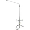 T&S Brass And Bronze Works T&S B-0272 Deck Mounted Single Hole Pantry Faucet With Flex Inlets, 6" Swing Nozzle, Eterna Cartridges, And 18" Riser