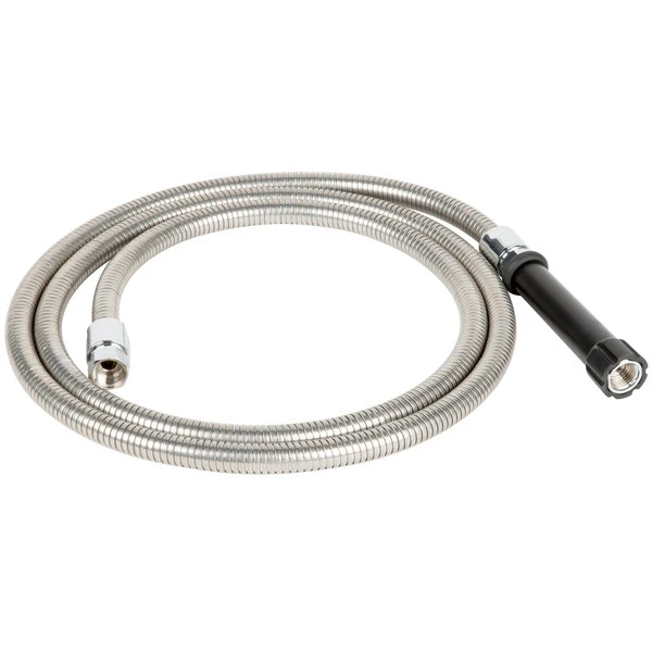 T&S Brass And Bronze Works Equip By T&S 5HSE96 96" Flexible Stainless Steel Hose For Equip Pre-Rinse Units
