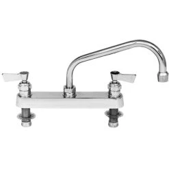 Fisher 3311 Deck-Mounted Swivel Faucet With 8" Centers - 8" Spout