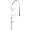 Fisher 34193 Deck Mounted Single Base Pre-Rinse Faucet With 12" Swing Spout And Wall Bracket